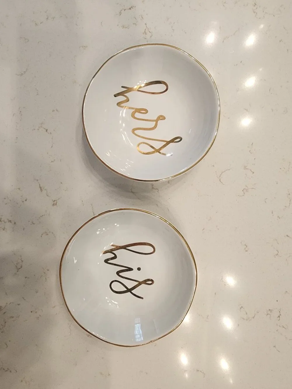 His & Hers Ring Dishes